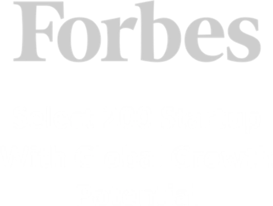 Forbes India: Select 200 Startup With Global Growth Potential.